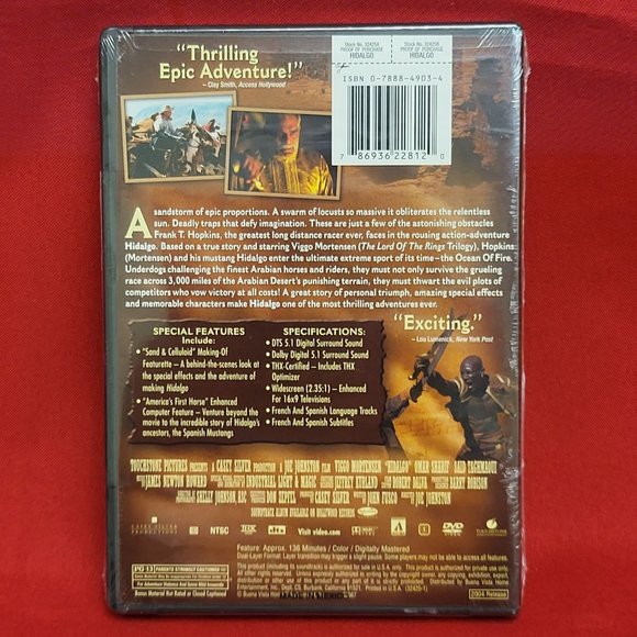 Hidalgo Widescreen DVD New Sealed - Picture 2 of 8